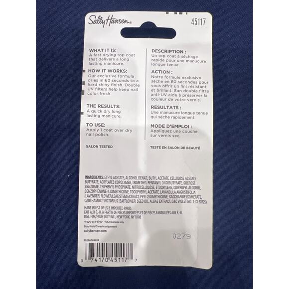 SALLY HANSEN  Insta-Dri Anti-Chip Top Coat - Picture 2 of 2